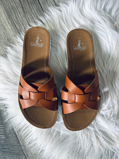 CORKY ROUGE BROWN SLIDE