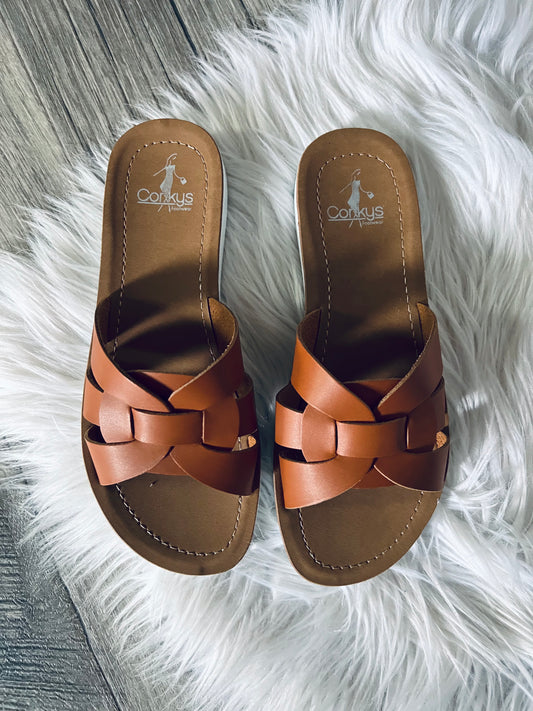CORKY ROUGE BROWN SLIDE