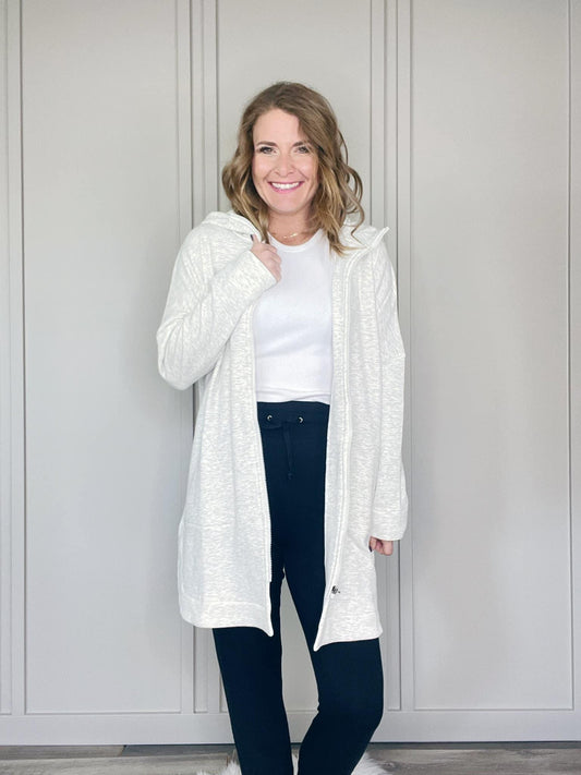 OVERSIZED ZIP UP HOODIE JACKET
