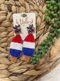 POPSICLE AMERICAN FLAG EARRING