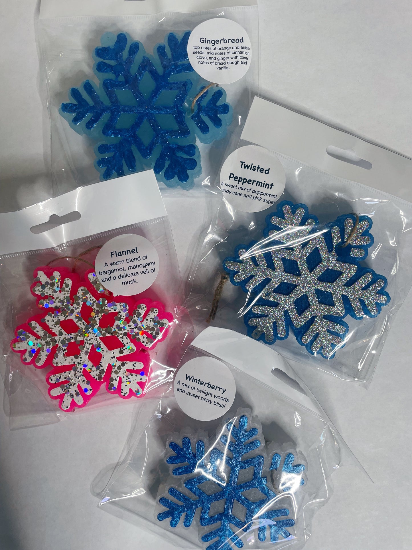 SNOWFLAKE CAR FRESHIE