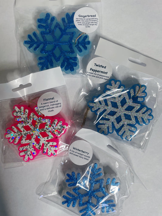 SNOWFLAKE CAR FRESHIE