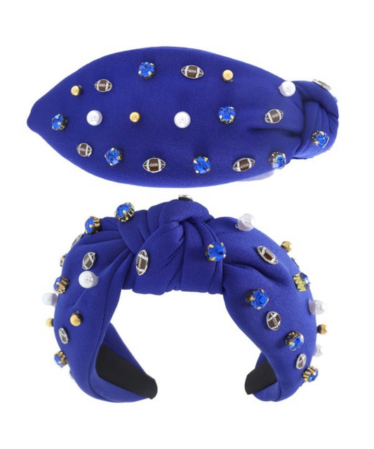 FOOTBALL DECORATED HEADBAND