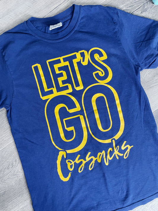 LETS GO COSSACKS COMFORT COLORS TEE