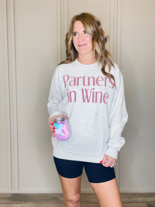 PARTNERS IN WINE SWEATER