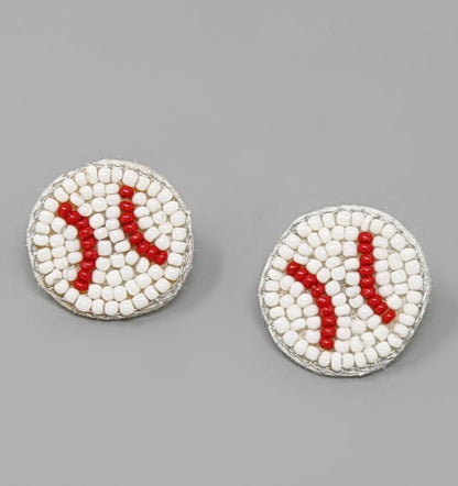 BALL POST EARRING