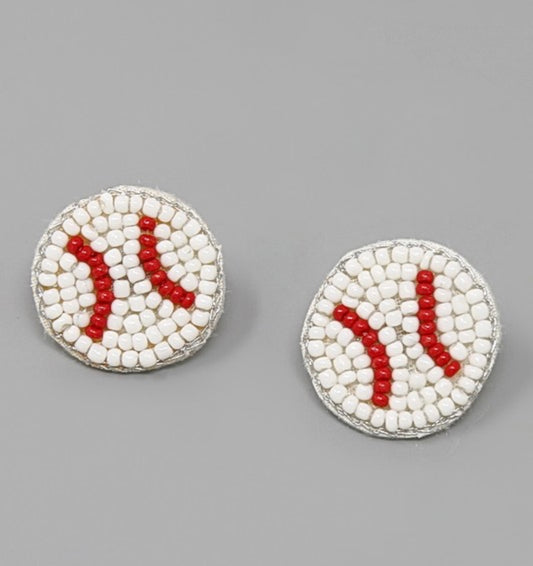 BALL POST EARRING