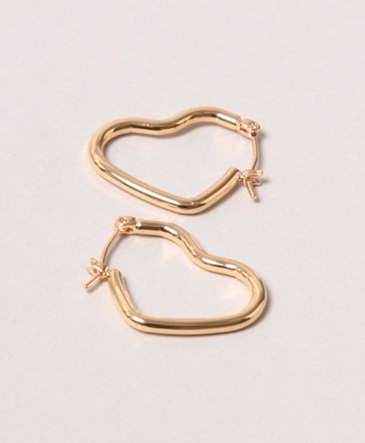 HEART SHAPE CLIP HOOP