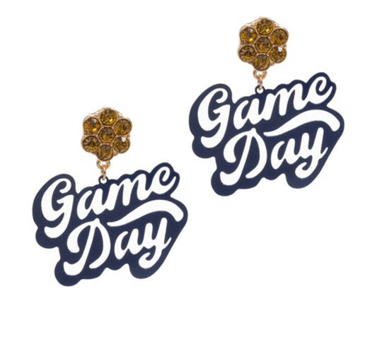 GAME DAY METAL POST EARRING