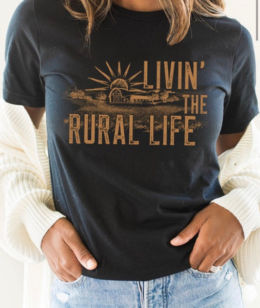LIVIN' THE RURAL LIFE GRAPHIC