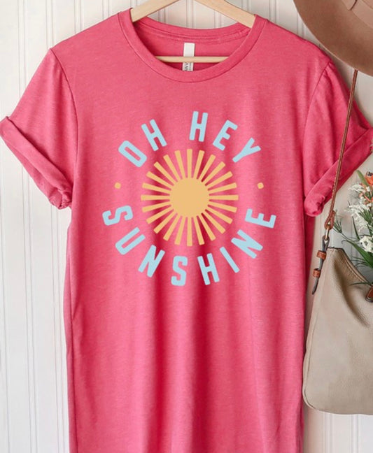 OH HEY SUNSHINE GRAPHIC TEE