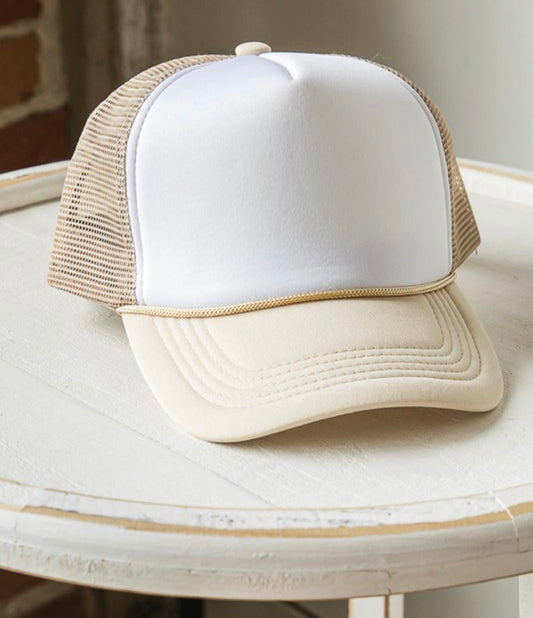 TAN TRUCKER HAT