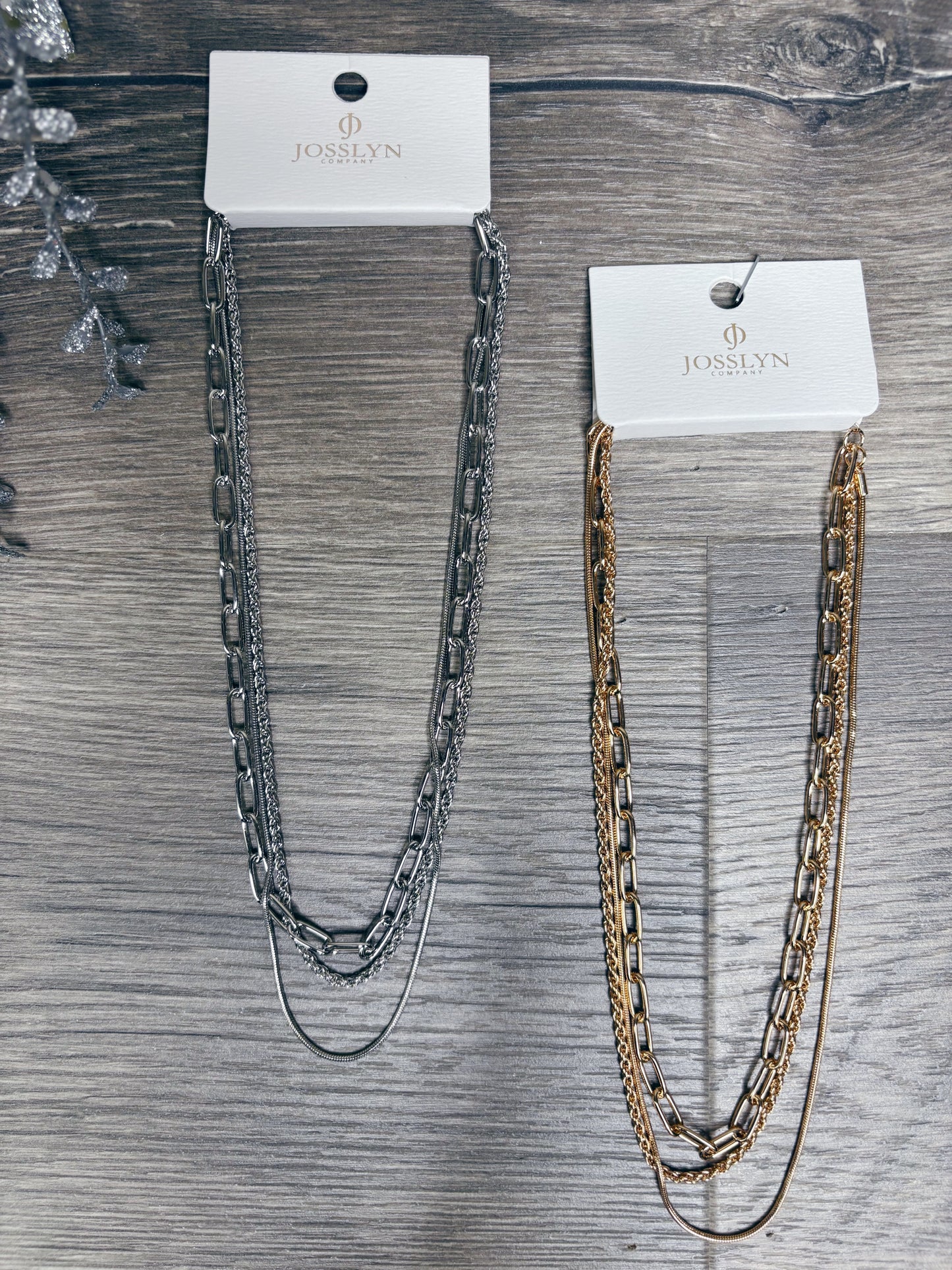 -BF- MULTI LAYER CHAIN NECKLACE