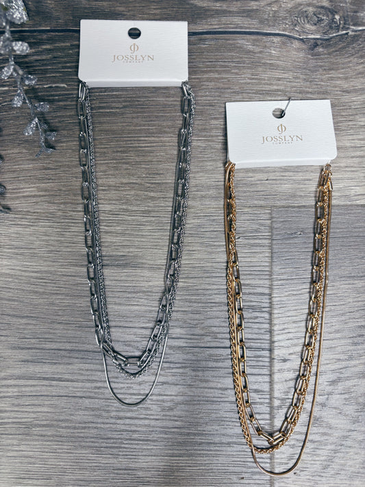 -BF- MULTI LAYER CHAIN NECKLACE