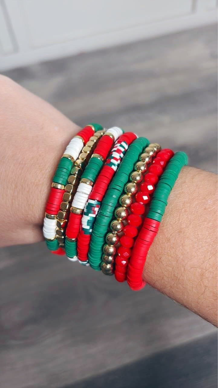 CHRISTMAS BRACELET BUNDLE OF 8