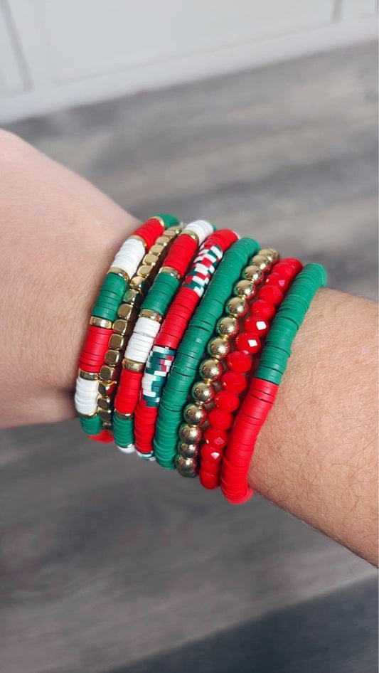 CHRISTMAS BRACELET BUNDLE OF 8