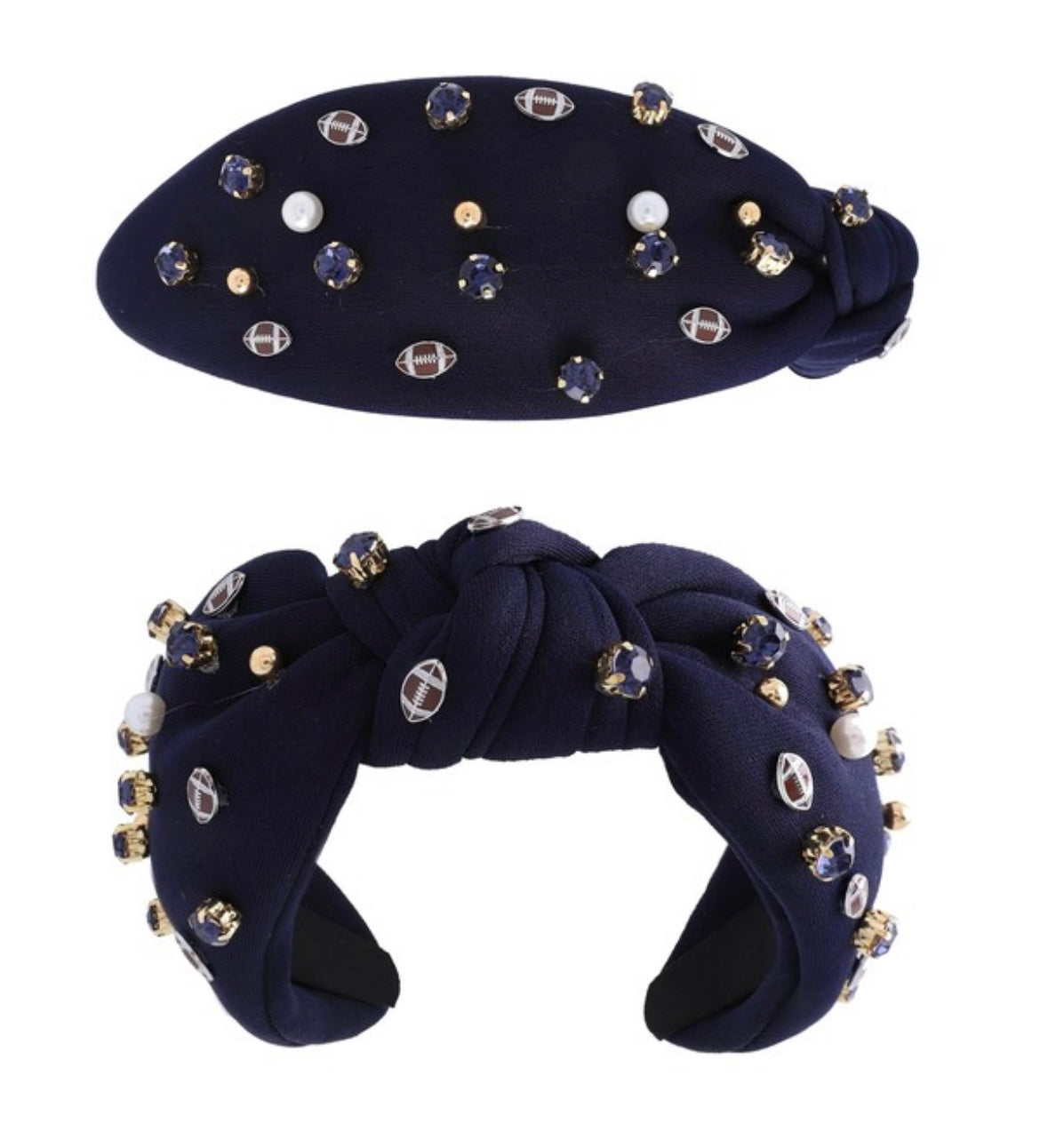 FOOTBALL DECORATED HEADBAND