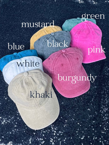 CLASSIC VINTAGE WASHED BASEBALL CAP ‘BF