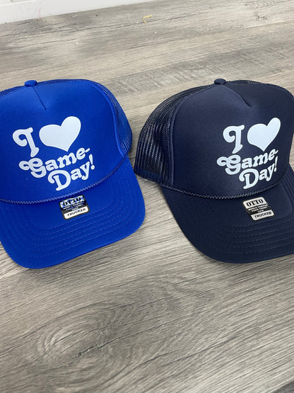 I LOVE GAME DAY HAT