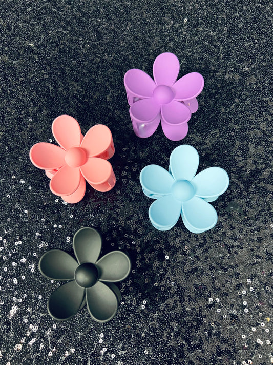 3” FLOWER HAIR CLAW CLIP ‘BF
