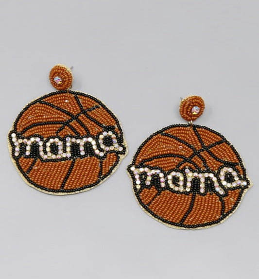 MAMA BASKETBALL EARRING