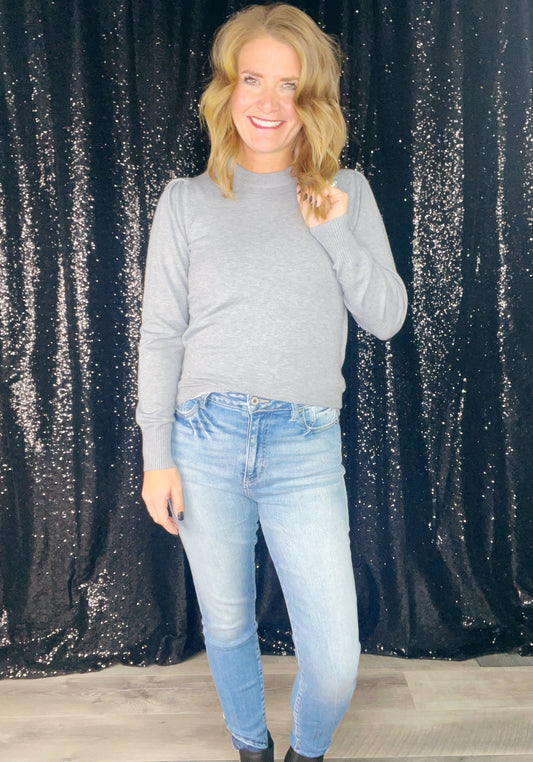 BLOUSON SLEEVE SWEATER ‘BF