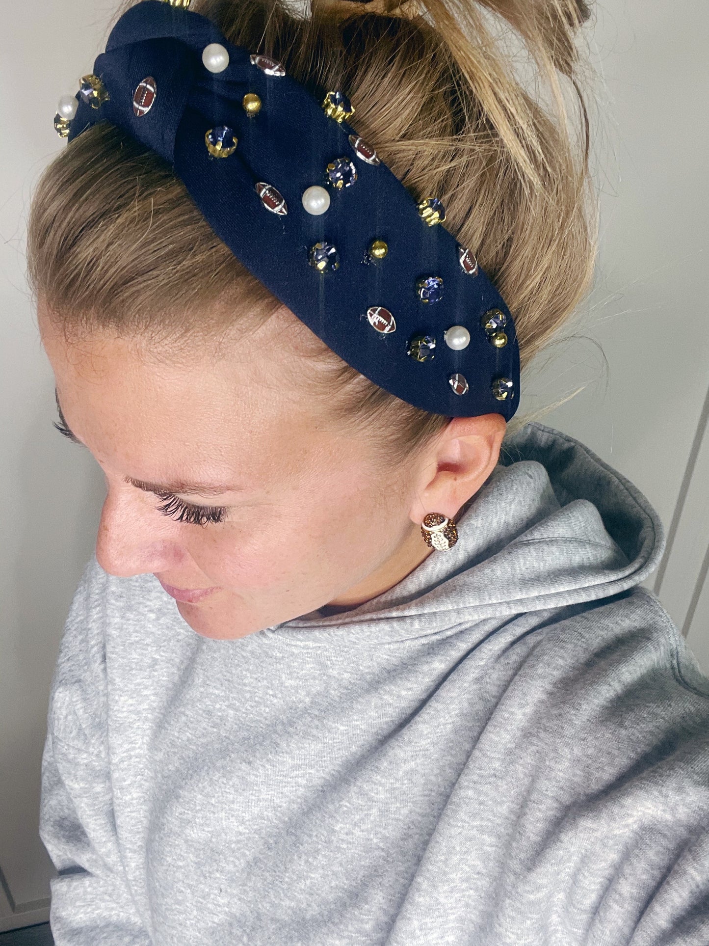 FOOTBALL DECORATED HEADBAND