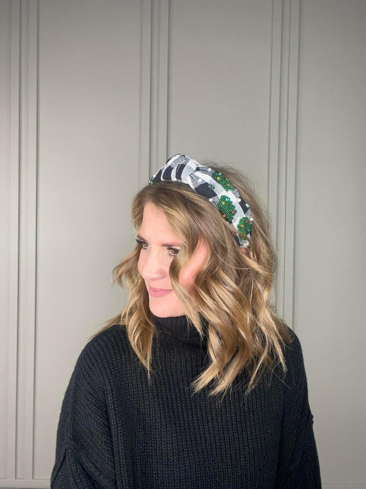 TREE CHECKERED HEADBAND