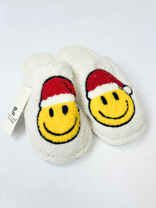 SMILEY SANTA SLIPPER