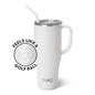 WHITE GOLF BALL SWIG MEGA MUG 40 OZ