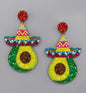 CINCO DE MAYO AVOCADO EARRING