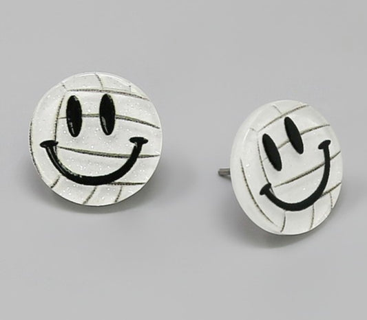 SPORTS SMILEY EARRINGS