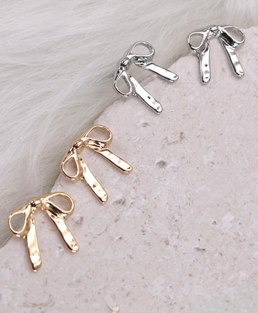 BOW STUD EARRINGS