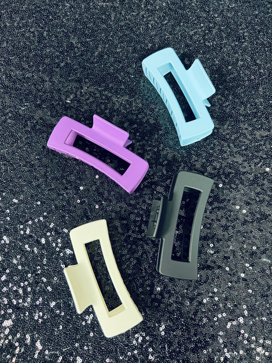 4” RECTANGLE CLAW CLIP ‘BF