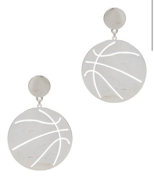 BASKETBALL POST EARRING