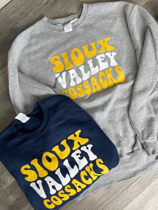 GROOVY SIOUX VALLEY SWEATER(GREY ONLY)