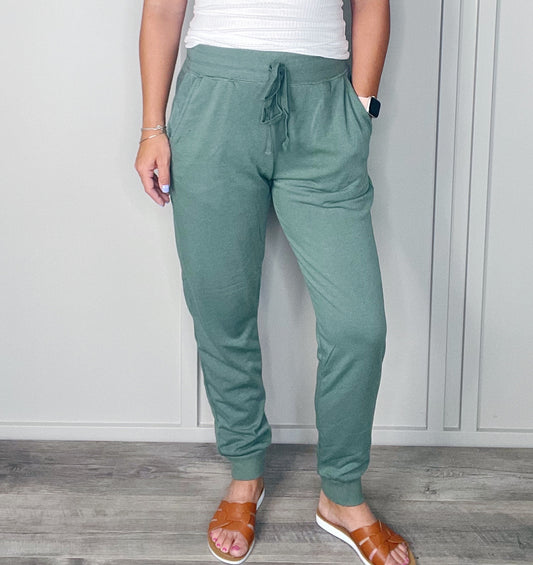 GREEN JOGGER SWEAT