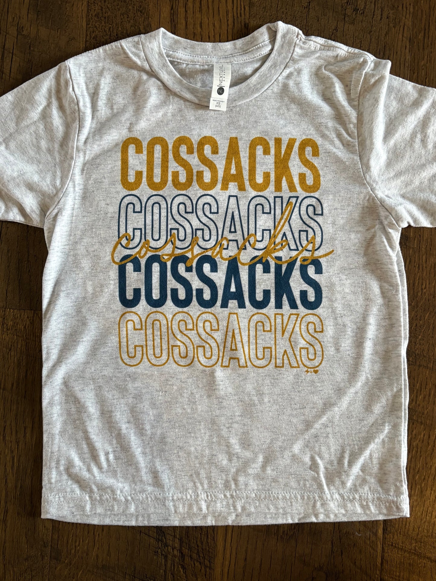 YOUTH REPEATING OUTLINE COSSACK TEE