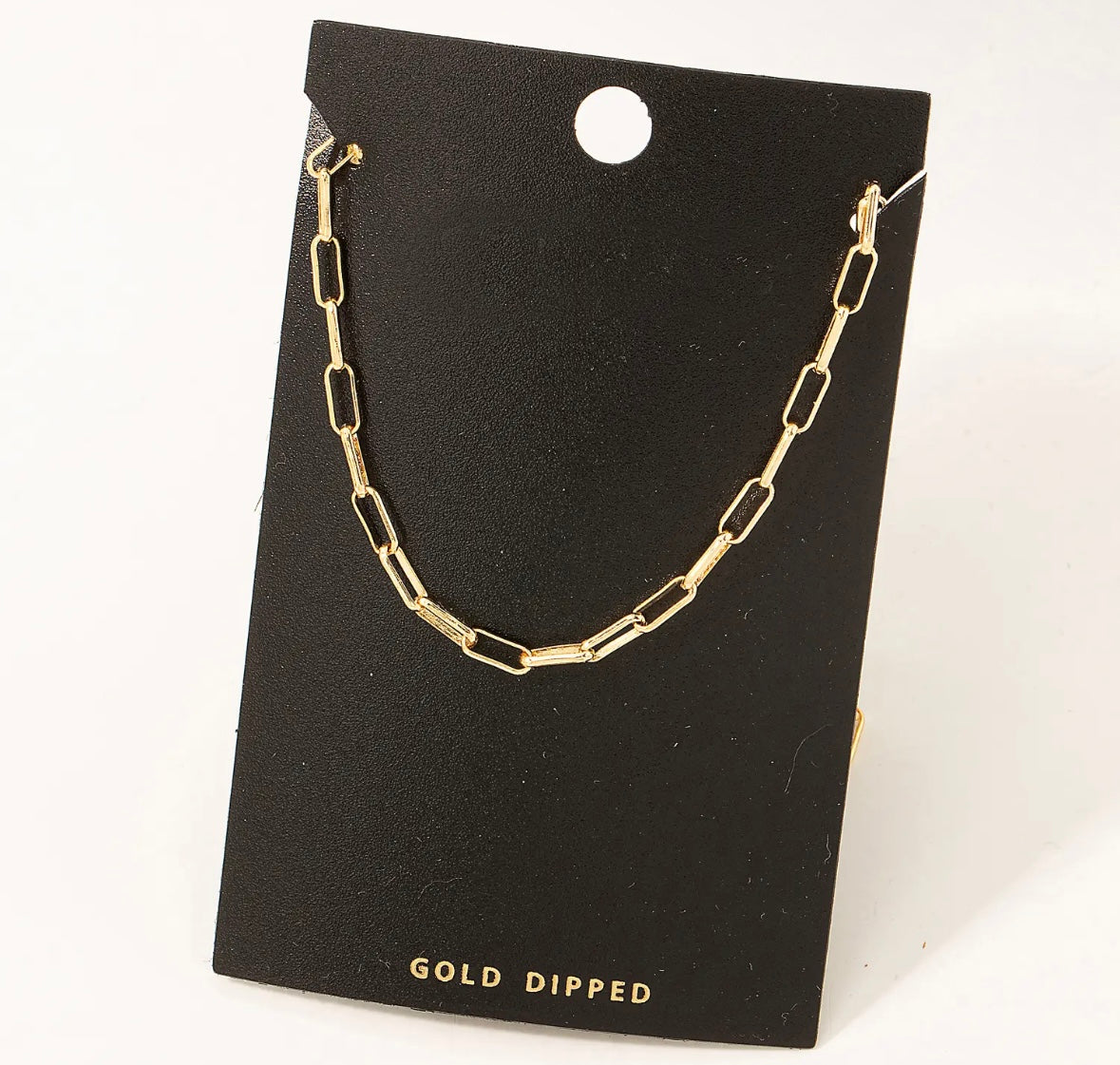 GOLD CHAIN LINK NECKLACE