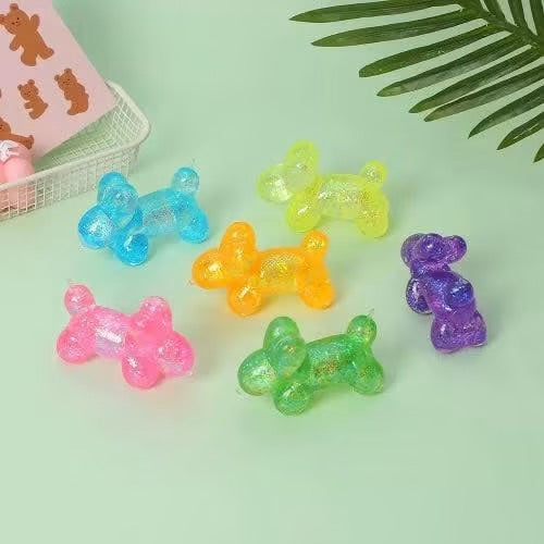 GLITTER DOG SQUISHY