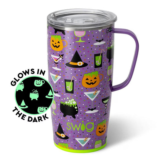 22 oz PURPLE HALLOWEEN SWIG