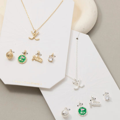 GOLF CHARM NECKLACE