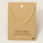 GOLD CHAIN LINK NECKLACE