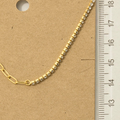 GOLD CHAIN LINK NECKLACE