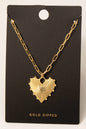 HEART PENDANT GOLD CHAIN NECKLACE