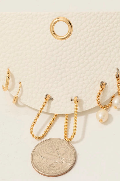 3 SET TWISTED HOOP EARRINGS