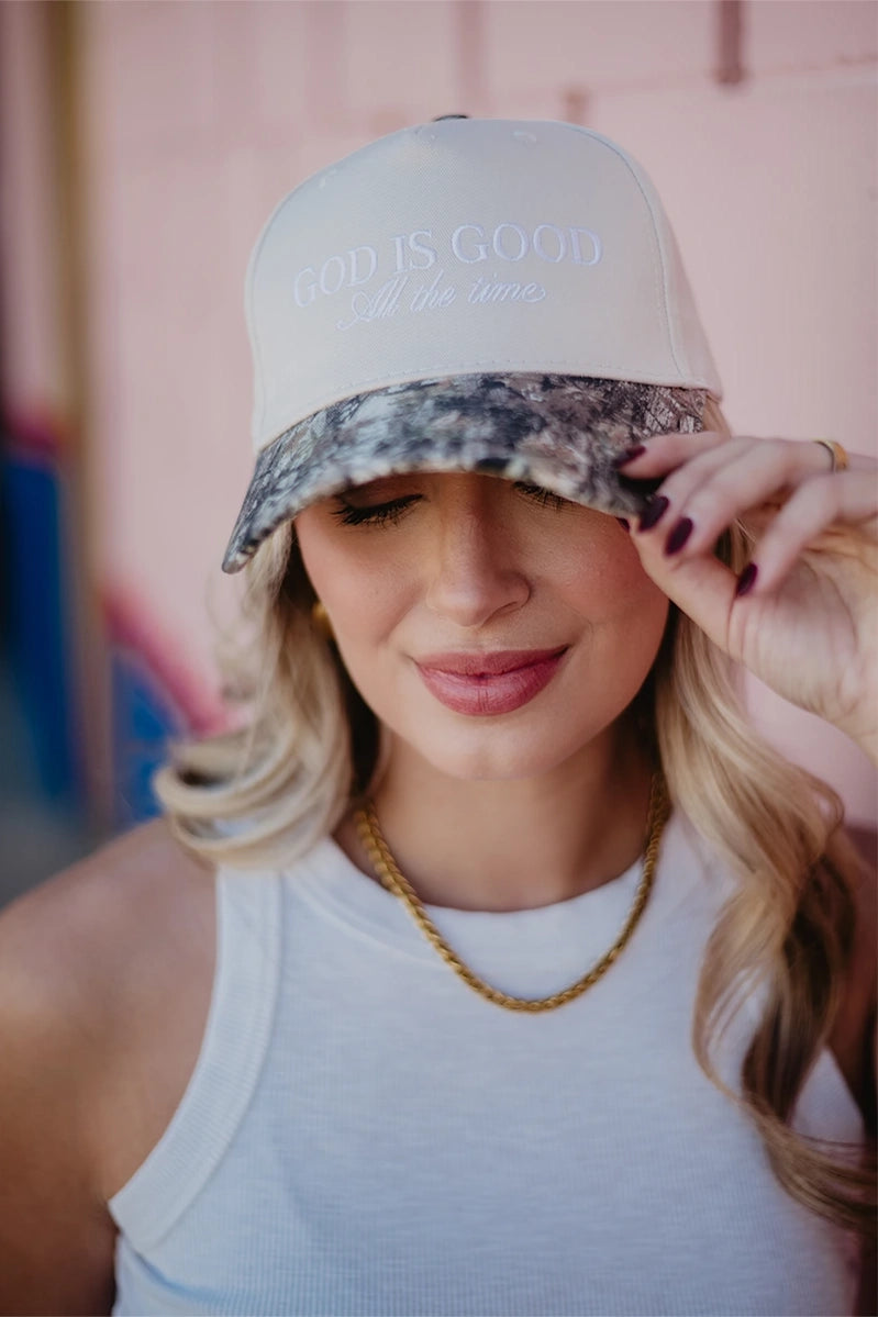 GOD IS GOOD TRUCKER HAT