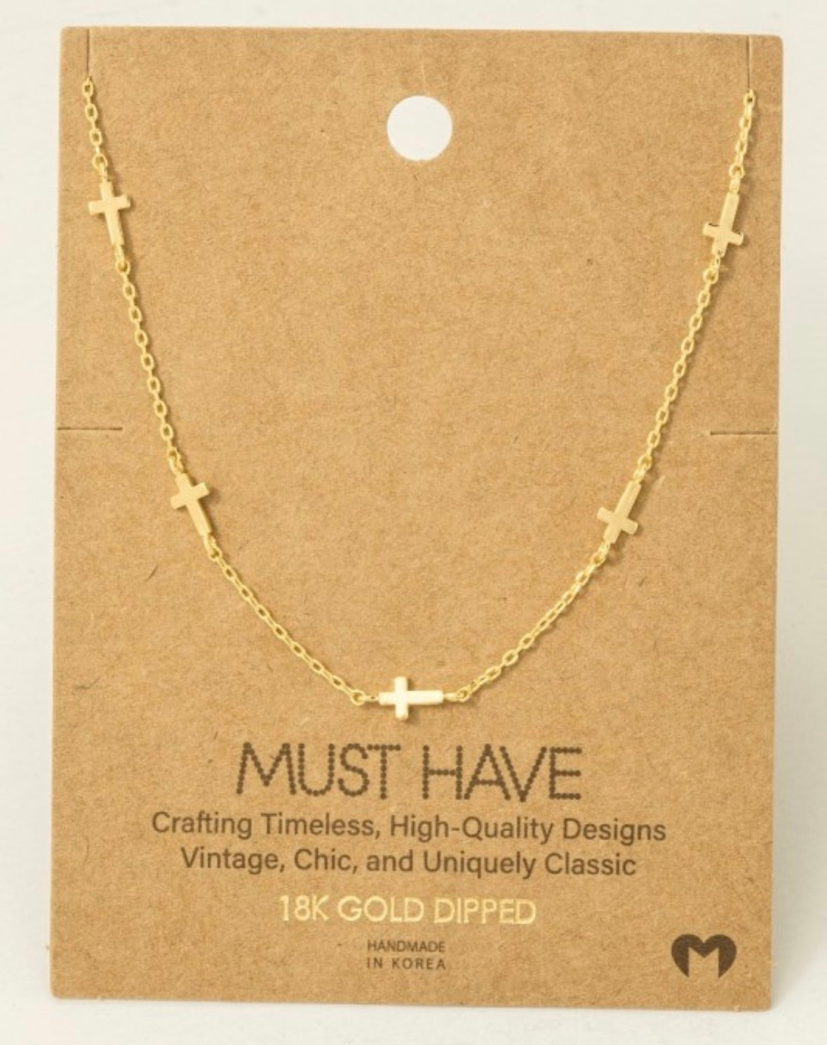 DAINTY CROSS NECKLACE