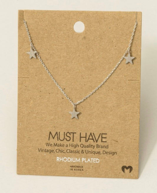 DAINTY STAR STATION NECKLACE