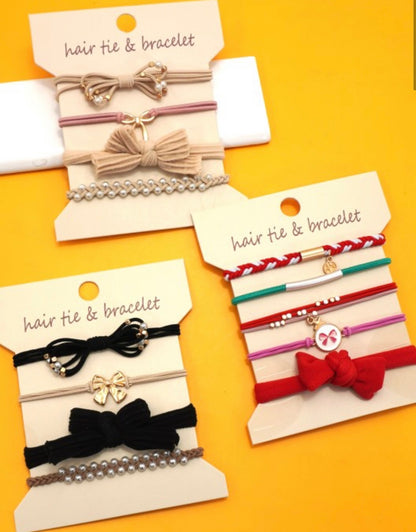 ::BF::BOW BRACELET HAIR TIE